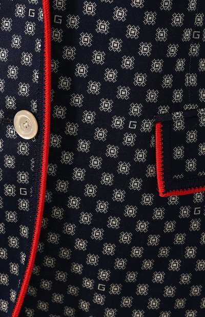 Хлопковый жакет GUCCI синего цвета по цене 158000 руб., арт. 550723/ZAAEN, фото 5 Хлопковый жакет GUCCI, арт. 550723/ZAAEN, фото 5