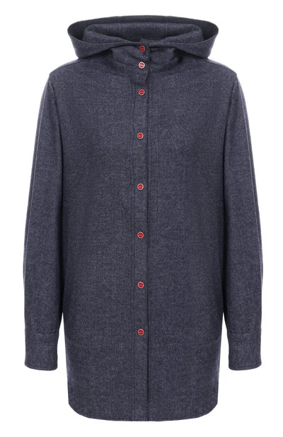 Женская рубашка из кашемира и хлопка KITON, арт. D54435K0128A02