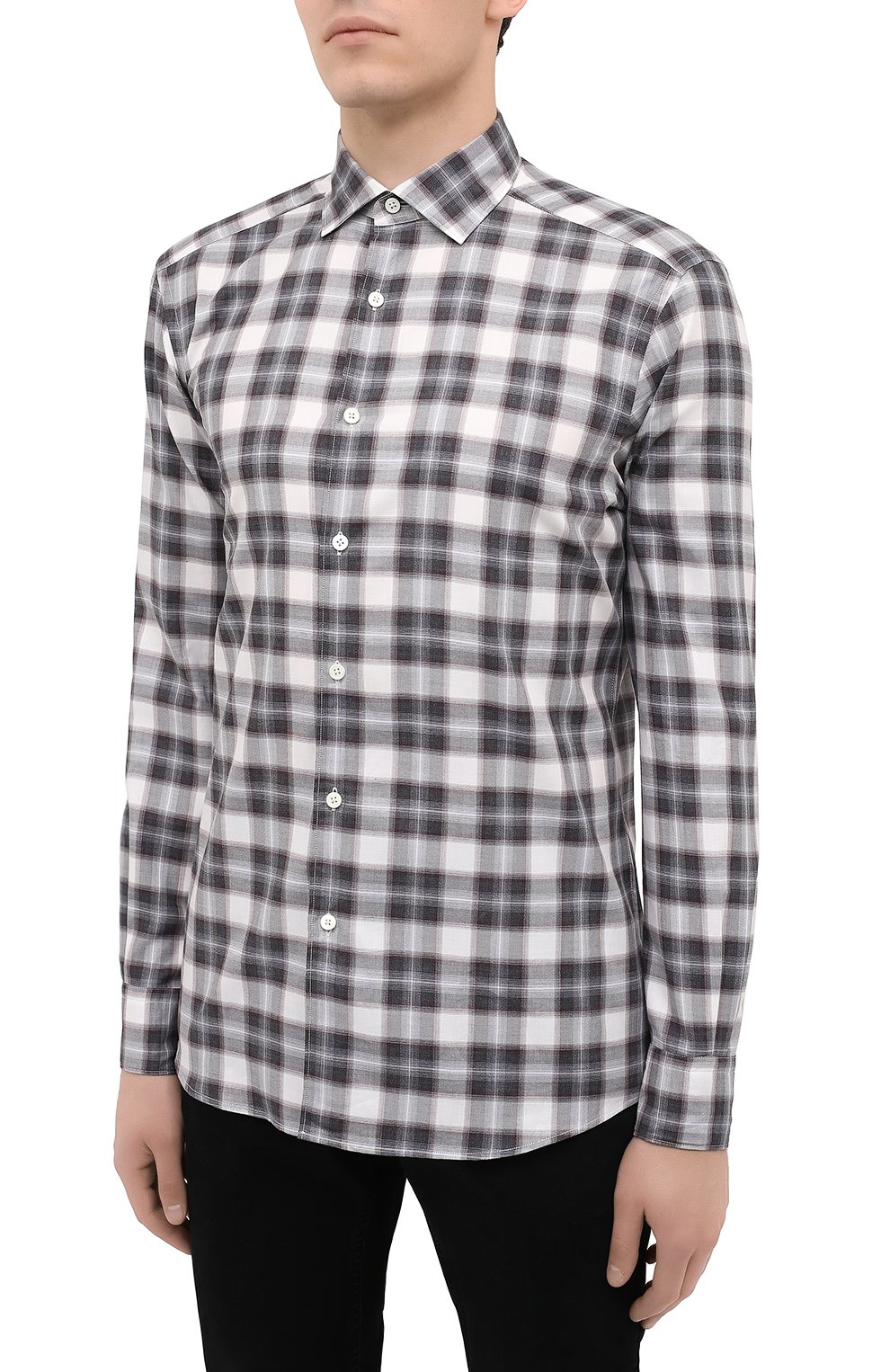 Хлопковая рубашка ZEGNA, арт. UVX21/SRF5, фото 3