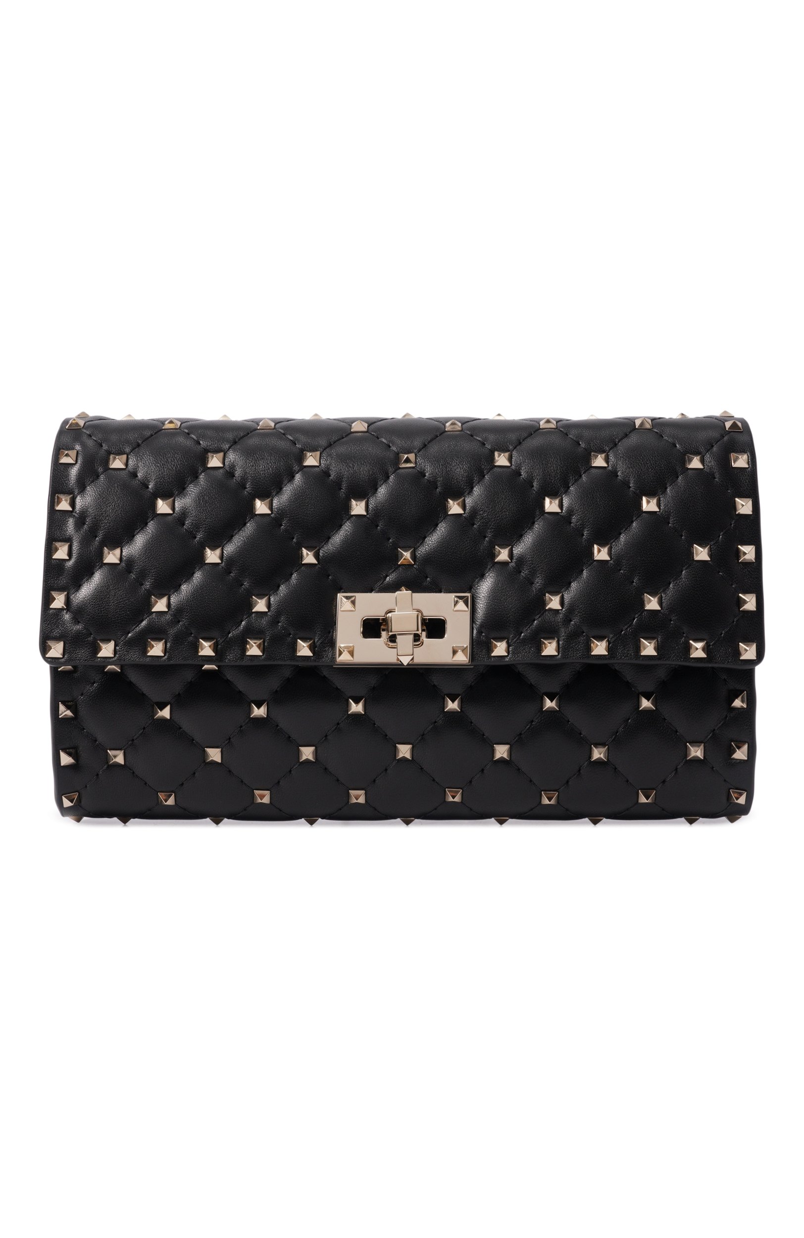 Сумка rockstud spike VALENTINO черного цвета по цене 243000 руб., арт. 9W2B0137/NAP, фото 1 Сумка rockstud spike VALENTINO, арт. 9W2B0137/NAP, фото 1