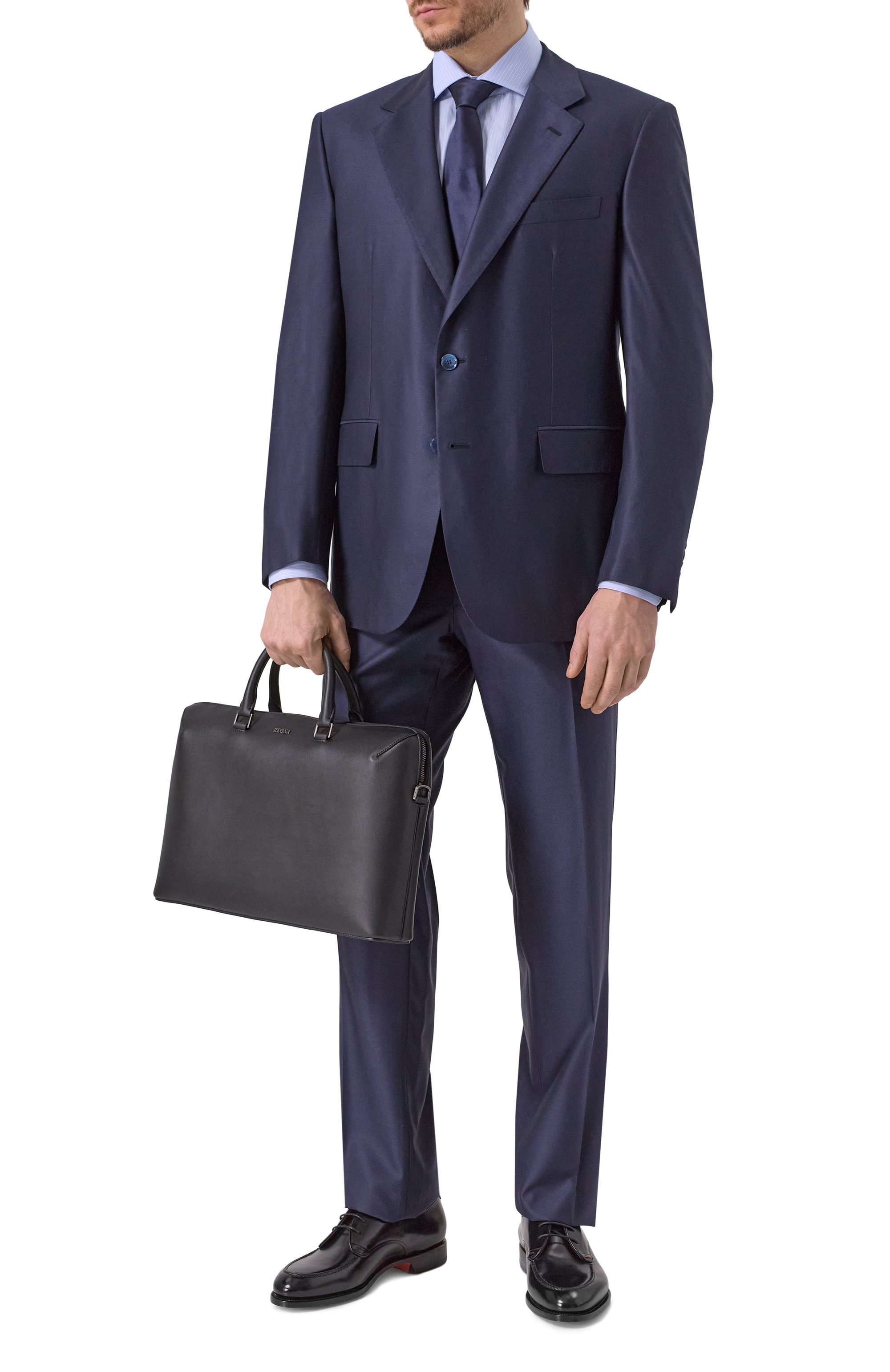 Кожаные дерби colin SANTONI, арт. MCCG18999PC7HFUL, фото 2