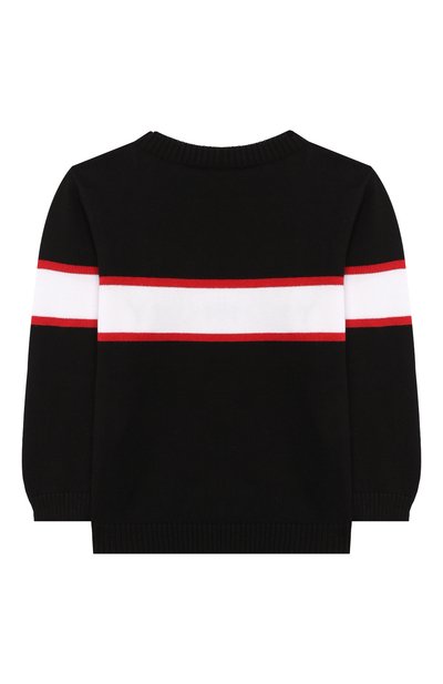 Хлопковый пуловер GIVENCHY черного цвета по цене 19100 руб., арт. H05082/2A-3A, фото 2 Хлопковый пуловер GIVENCHY, арт. H05082/2A-3A, фото 2