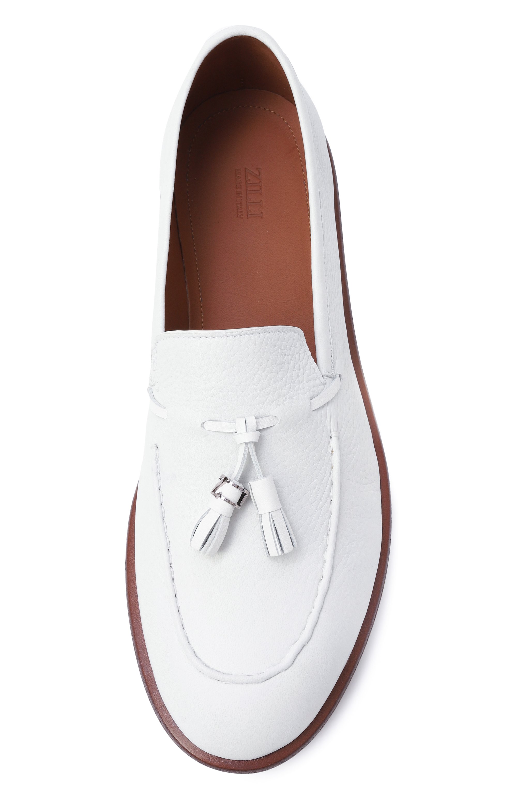 Кожаные лоферы ZILLI, арт. H0182AM1961VZPU00, фото 6