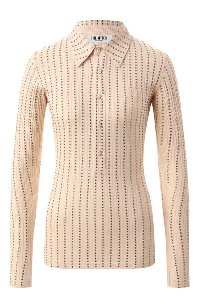 Женское хлопковое поло THE ATTICO, арт. 250WCT00351/JJJ051TR