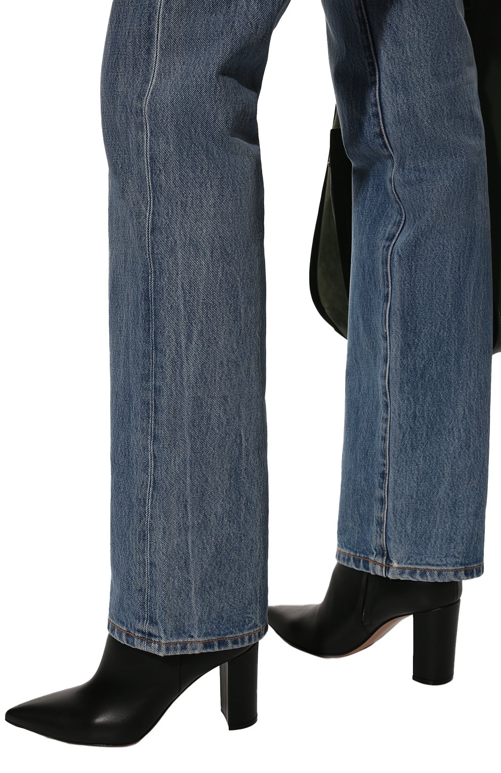 Кожаные ботильоны piper 85 GIANVITO ROSSI черного цвета по цене 120000 руб., арт. G70399.85RIC.VGINER0, фото 3 Кожаные ботильоны piper 85 GIANVITO ROSSI, арт. G70399.85RIC.VGINER0, фото 3