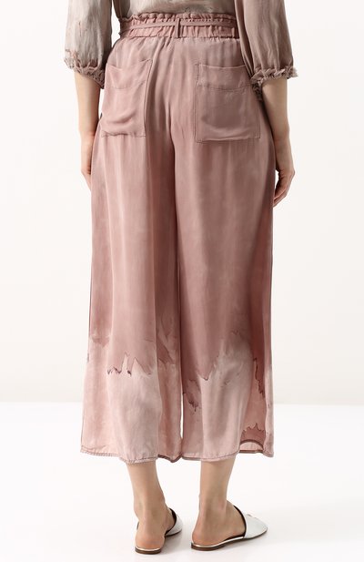 Укороченные шелковые брюки RAQUEL ALLEGRA, арт. Y76-6666, фото 4