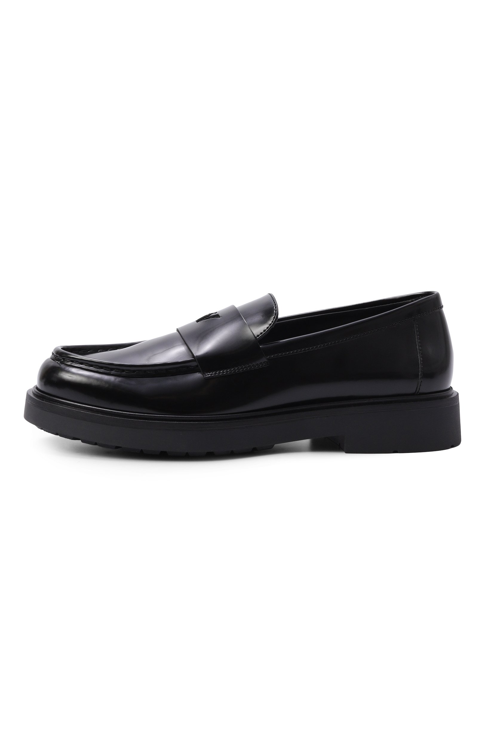 Лоферы EMPORIO ARMANI черного цвета по цене 42950 руб., арт. EB001676/AF28380, фото 2 Лоферы EMPORIO ARMANI, арт. EB001676/AF28380, фото 2