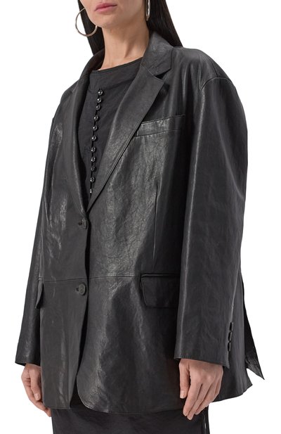 Кожаный жакет WEEKEND MAX MARA, арт. MARAT, фото 3