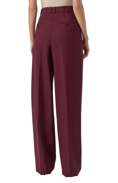 Шерстяные брюки SAINT LAURENT, арт. 824389/Y5K32, фото 4