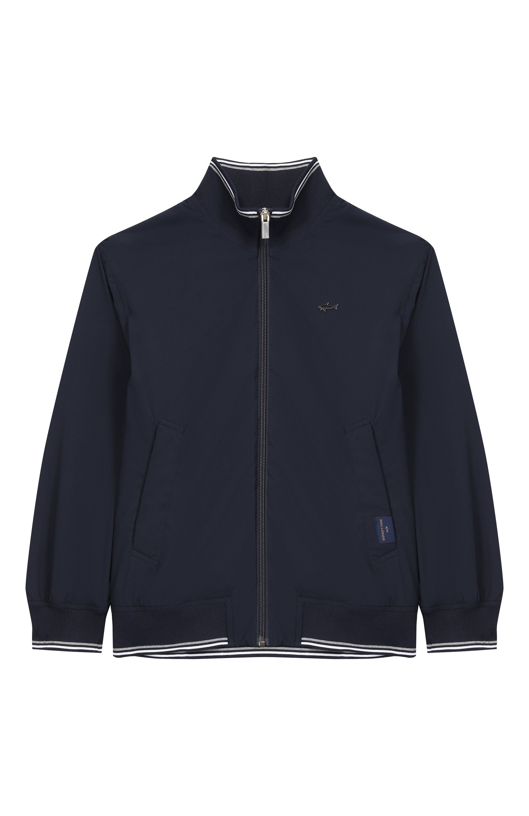 Ветровка PAUL & SHARK JUNIOR темно-синего цвета по цене 46400 руб., арт. WUS00R/L3AB9/10A-16A, фото 1 Ветровка PAUL & SHARK JUNIOR, арт. WUS00R/L3AB9/10A-16A, фото 1