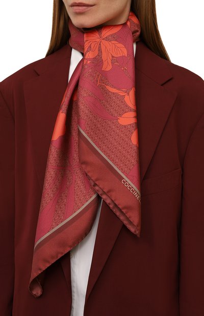 Шелковый платок COCCINELLE, арт. E7RHX380101, фото 2