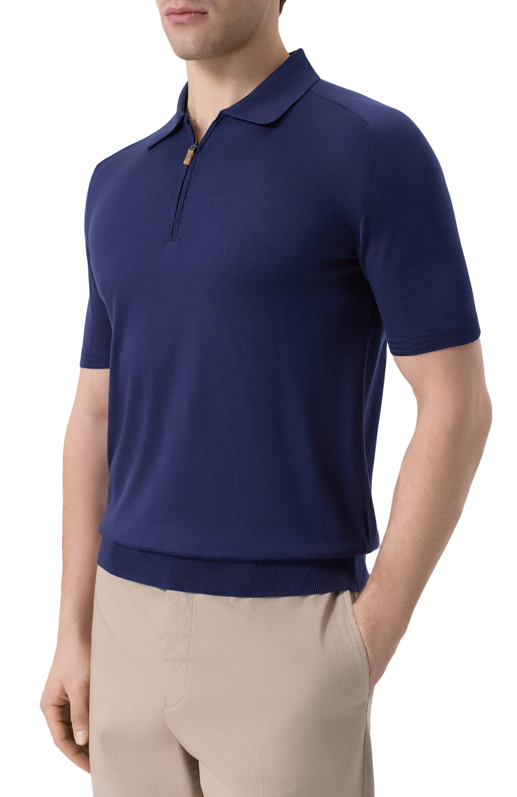 Шелковое поло COLOMBO, арт. MA04864/4-120AN, фото 3