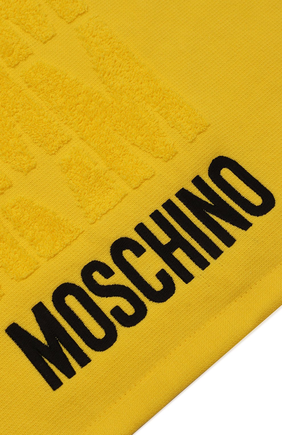 Хлопковое полотенце MOSCHINO желтого цвета по цене 13800 руб., арт. A4306/9429, фото 2 Хлопковое полотенце MOSCHINO, арт. A4306/9429, фото 2