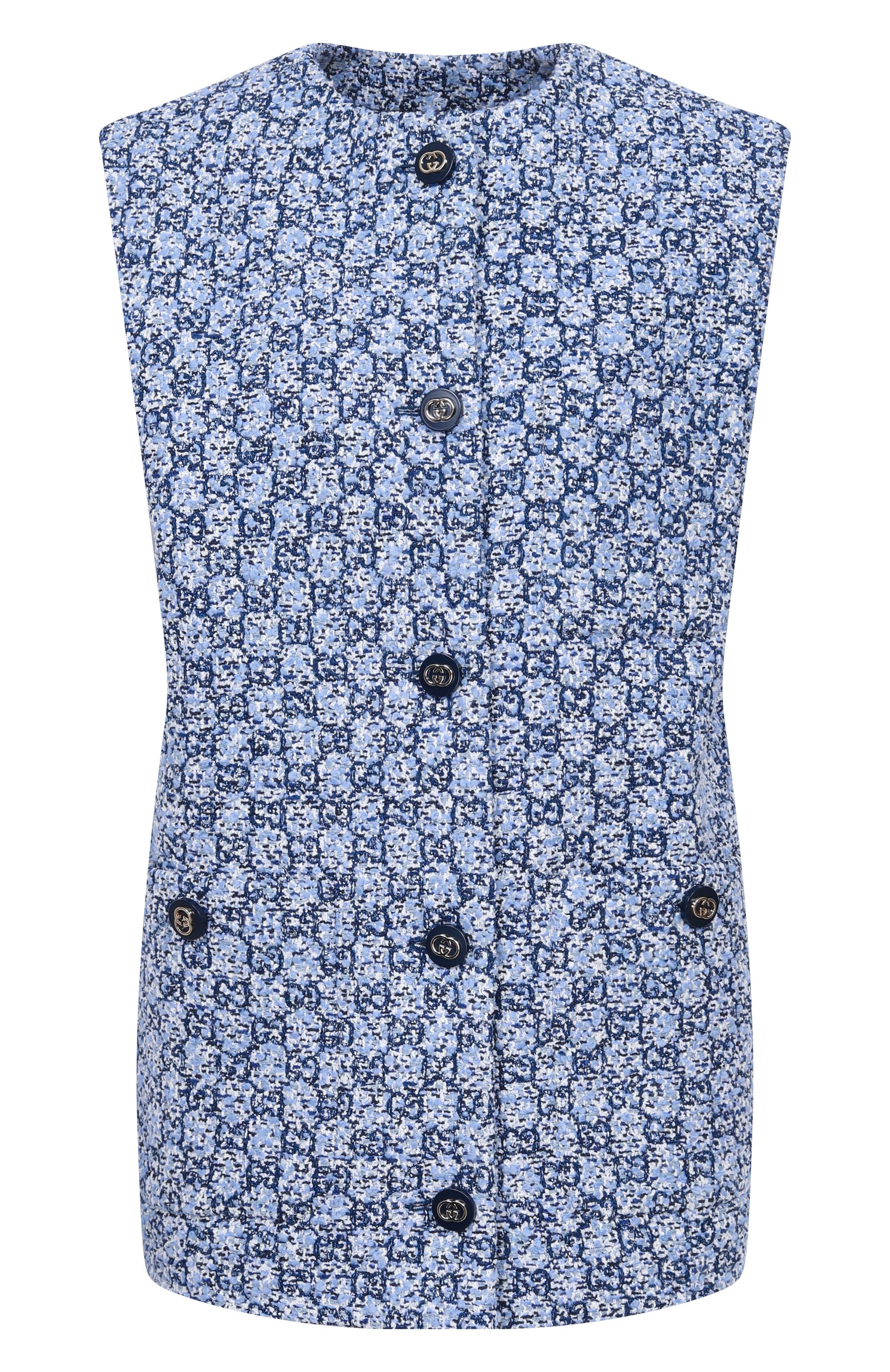 Твидовый жилет GUCCI, арт. 855777/ZAUE2, фото 1