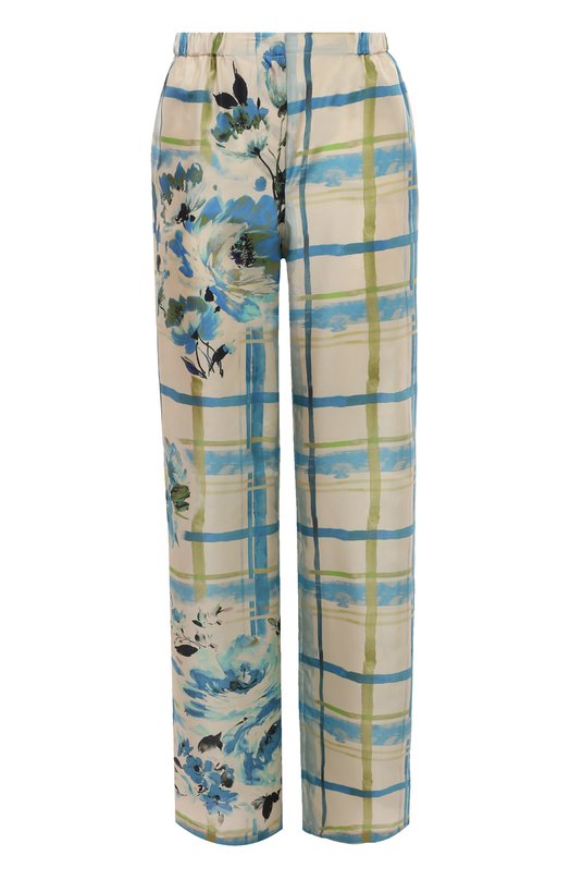 

Шелковые брюки Alberta Ferretti, Разноцветный