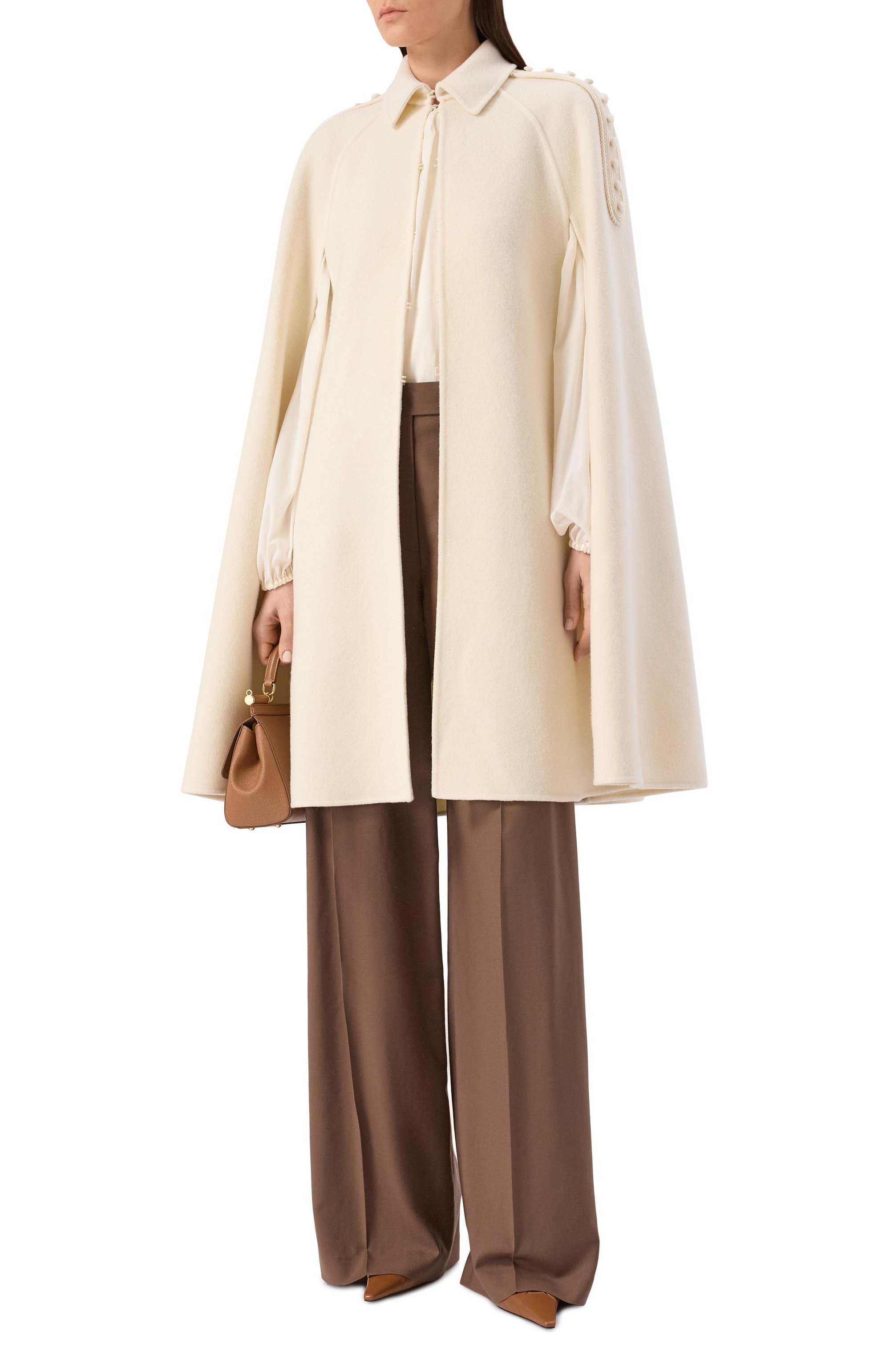 Шерстяной кейп ELIE SAAB, арт. J0178EF25W0003, фото 2