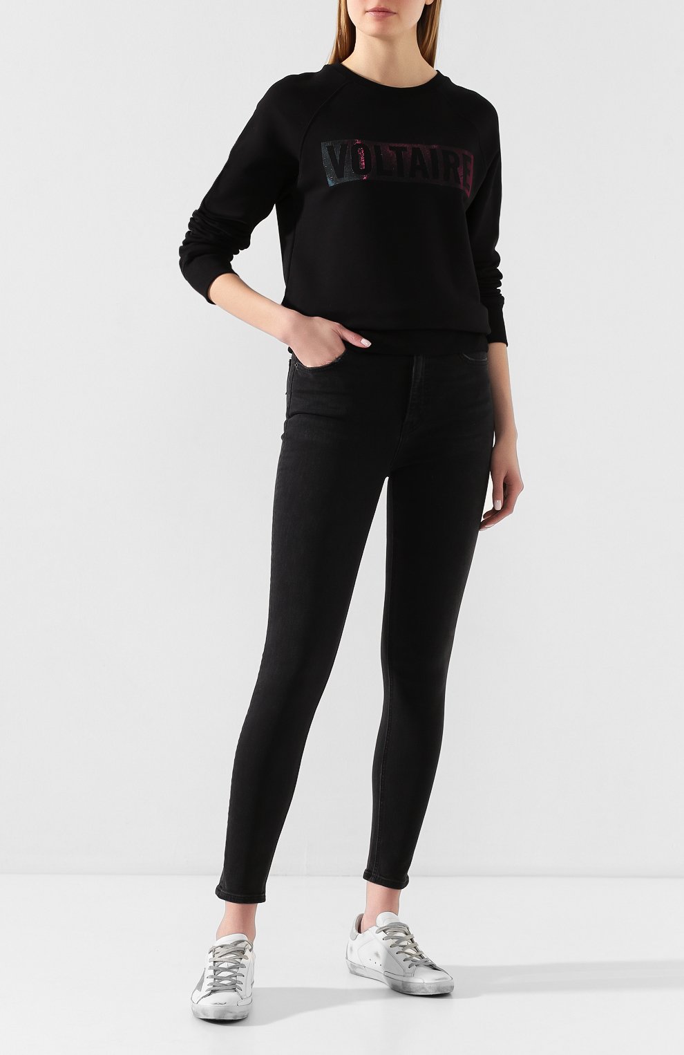 Хлопковый свитшот ZADIG AND VOLTAIRE, арт. SJTQ7102F, фото 2