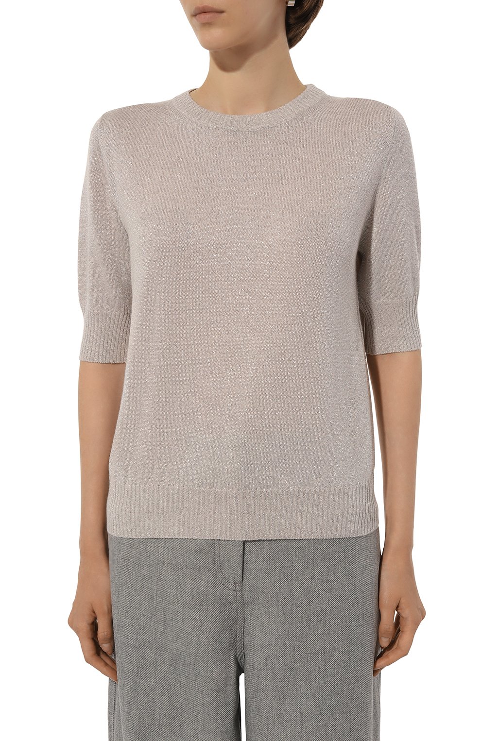 Пуловер из шерсти и в искозы D.EXTERIOR, арт. 59393, фото 3