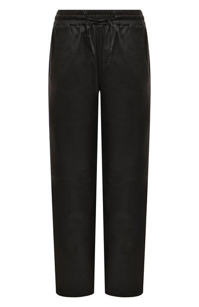 Женские кожаные брюки MAX AND MOI, арт. J0GGING