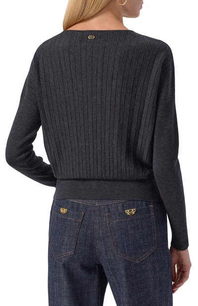 Пуловер из шерсти и шелка AGNONA, арт. K510018E/9D180NE, фото 4