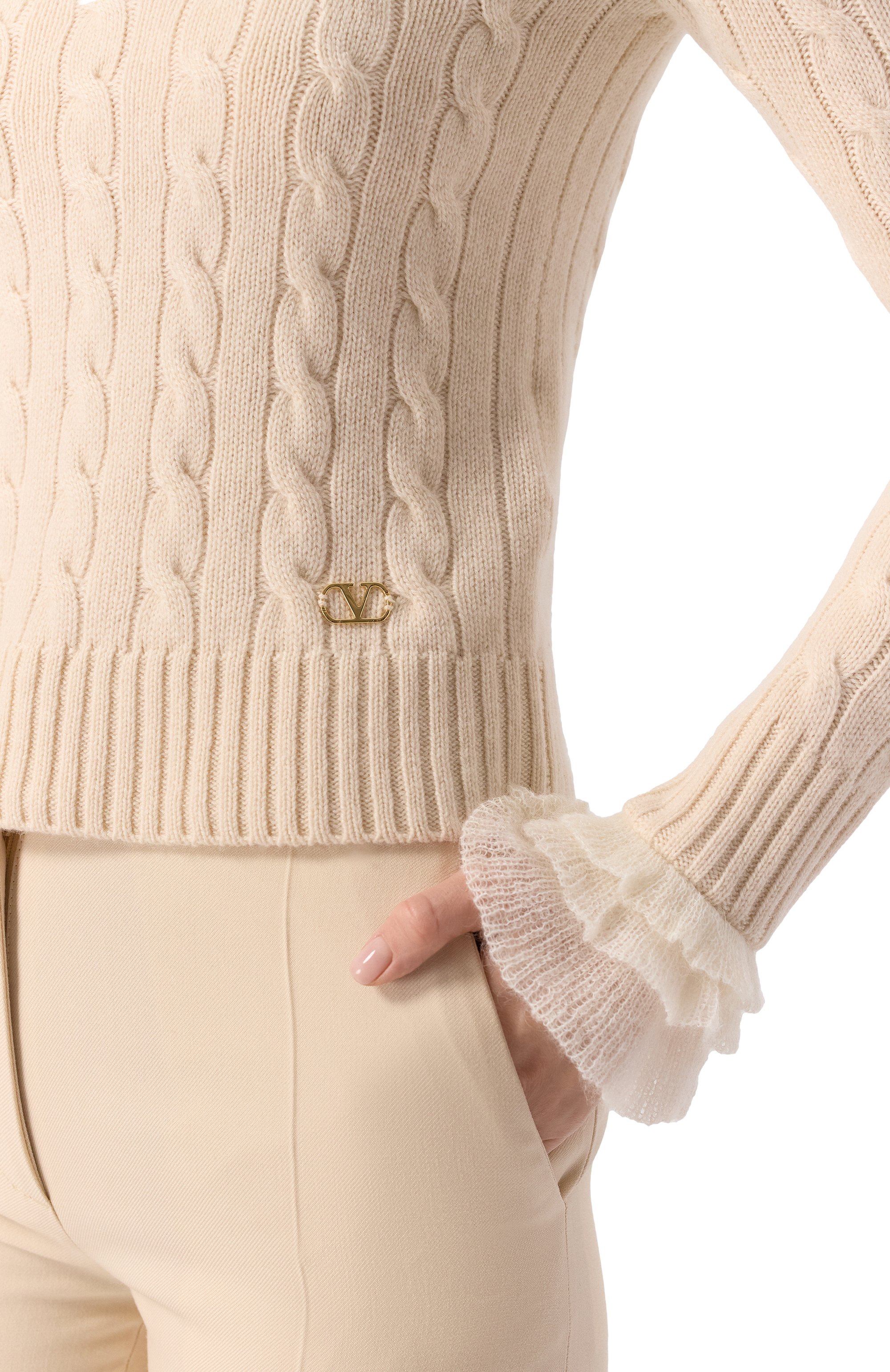 Кашемировый свитер VALENTINO, арт. 6B3KC62D923, фото 5