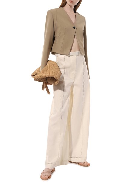 Хлопковые брюки ALEXANDRA GEORGIEVA BY KRESTETSKAYA STROCHKA, арт. D317b22, фото 2