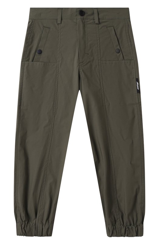 

Хлопковые джоггеры MSGM kids, Хаки