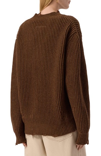 Шерстяной свитер MM6, арт. S52HN0011/M13138, фото 4