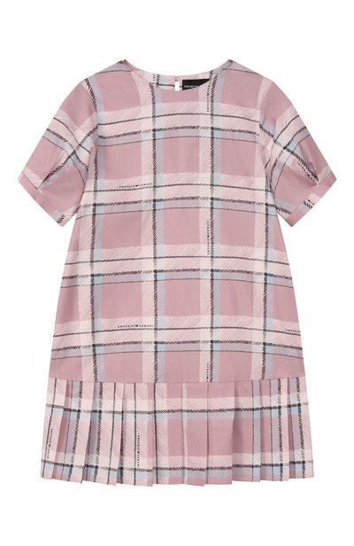Платье из хлопка и вискозы EMPORIO ARMANI, арт. EG000832/AF26738