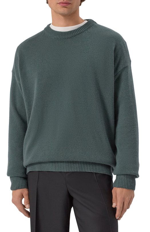 Кашемировый свитер Jil Sander J21GP0028-J13208 Зелёный  J21GP0028-J13208 Фото 3