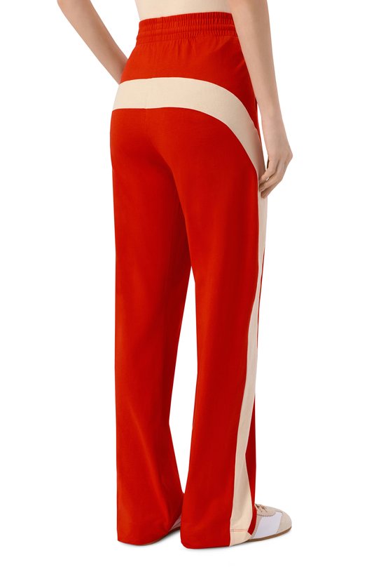 Хлопковые брюки Dries Van Noten 011116/3603 Красный  011116/3603 Фото 4