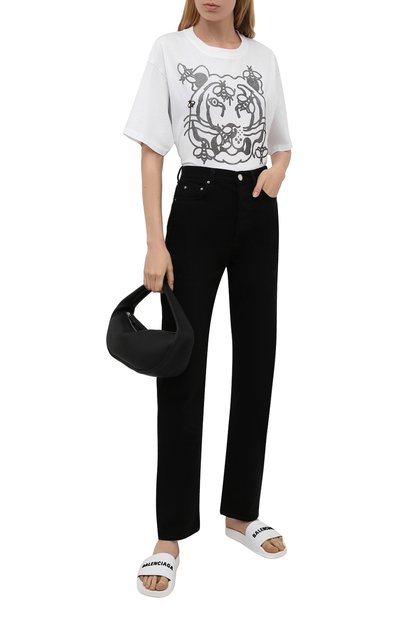 Хлопковая футболка KENZO белого цвета по цене 15150 руб., арт. FB52TS9104SA, фото 2 Хлопковая футболка KENZO, арт. FB52TS9104SA, фото 2