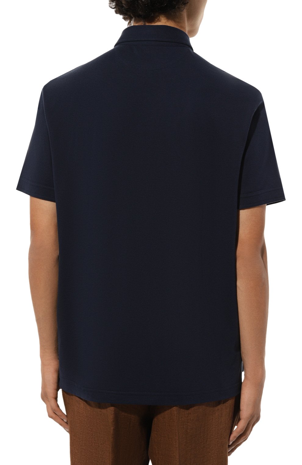 Поло из хлопка и шелка TOM FORD, арт. TFJ307/BA215, фото 4