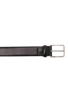 Мужской кожаный ремень SANTONI темно-серого цвета, арт. CM35VS003B91EVVD | Фото 4 (Нос: Не проставлено; Материал: Натуральная кожа; Случай: Формальный)