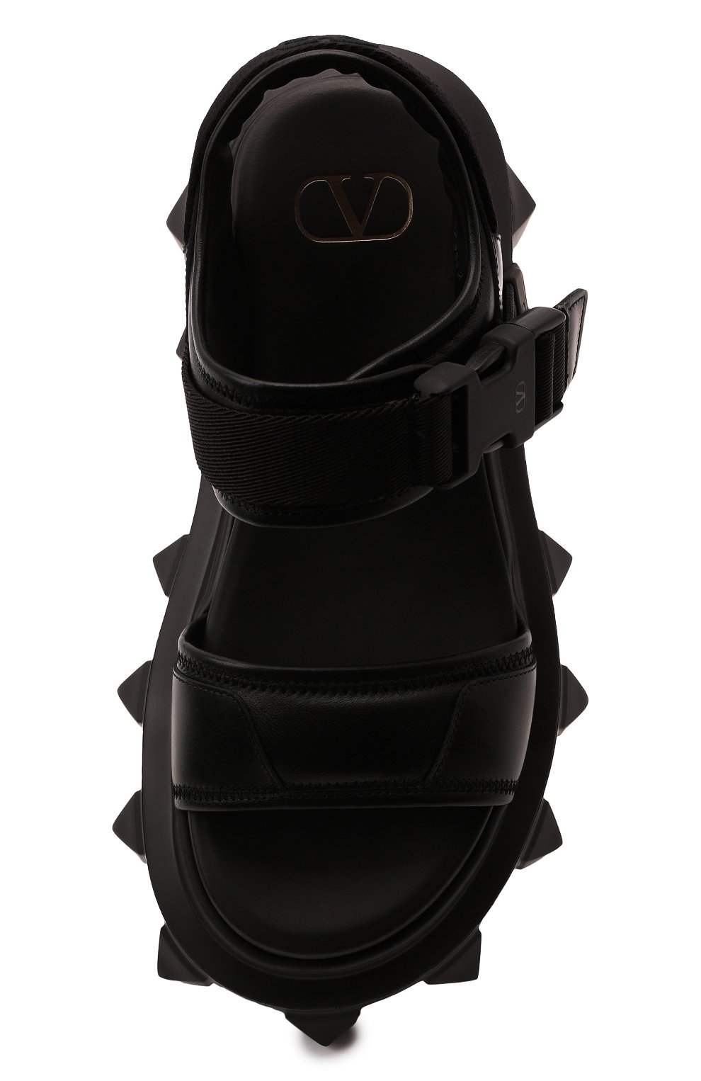 Кожаные сандалии trackstud VALENTINO, арт. XW2S0EB9/KBS, фото 6