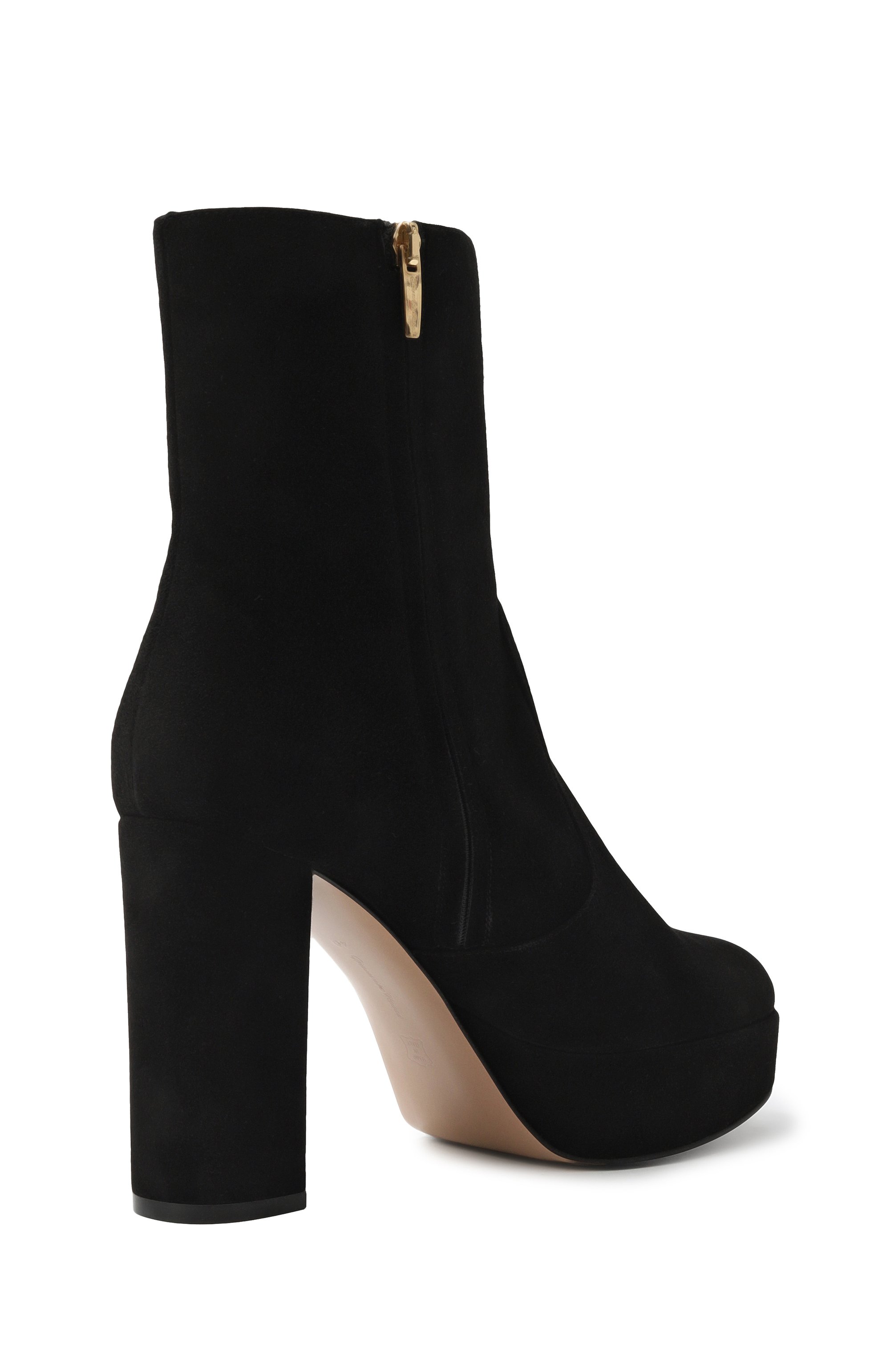 Замшевые ботильоны daisen GIANVITO ROSSI, арт. G72987.70RIC.CASNER0, фото 5