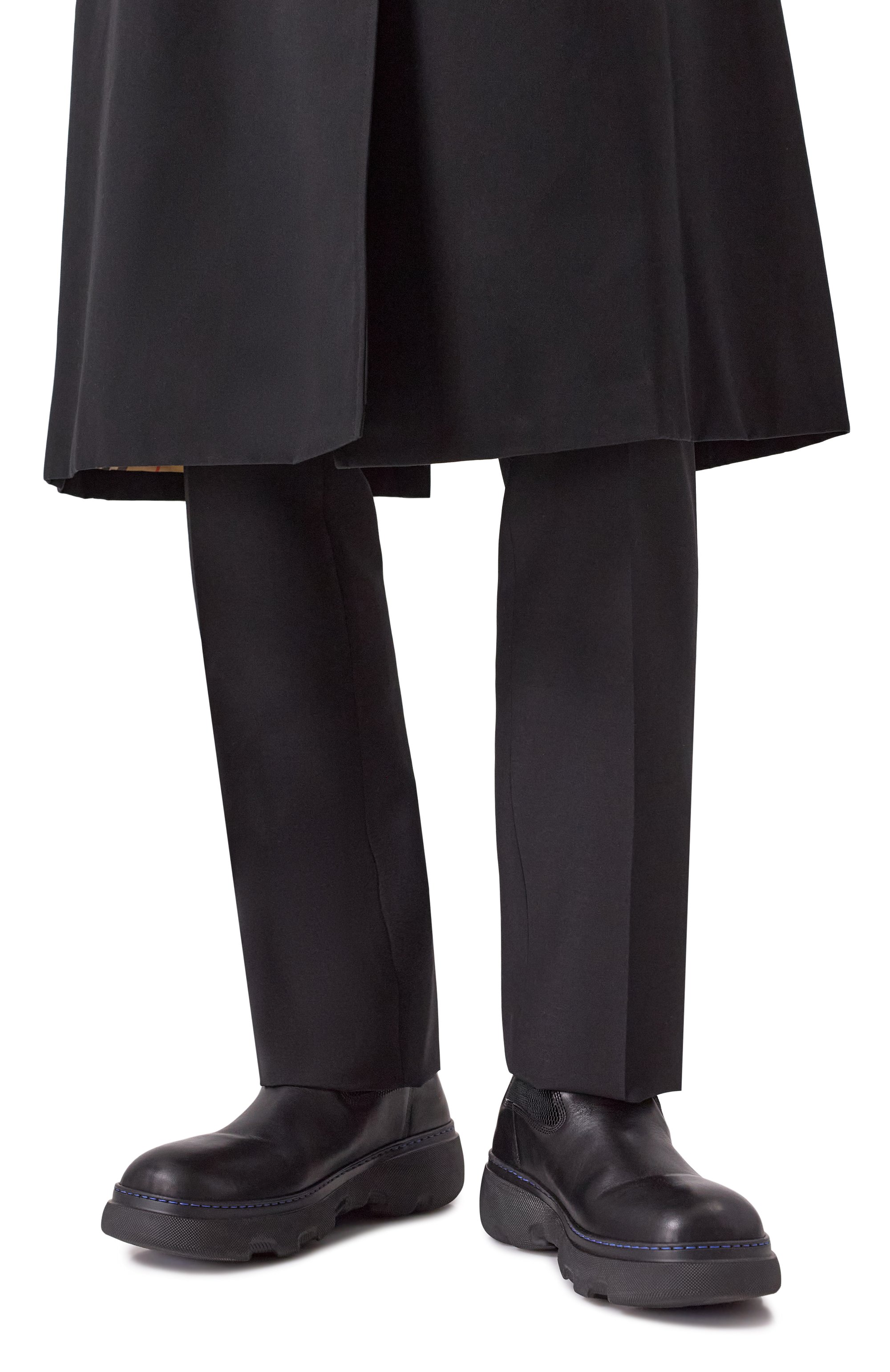 Кожаные челси creeper BURBERRY, арт. 8076670, фото 3