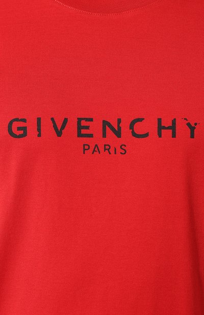 Хлопковая футболка GIVENCHY, арт. BM70K93002, фото 5