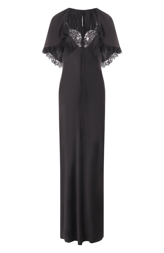 Атласное платье Chloé CH25WR059008 Чёрный CH25WR059008