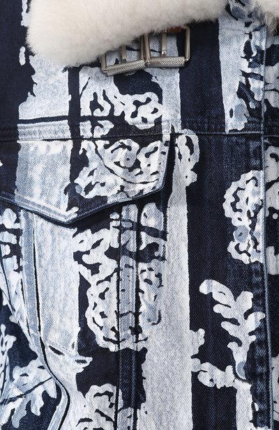 Джинсовая куртка с меховой подкладкой 7 FOR ALL MANKIND, арт. JSVNR990MT, фото 5