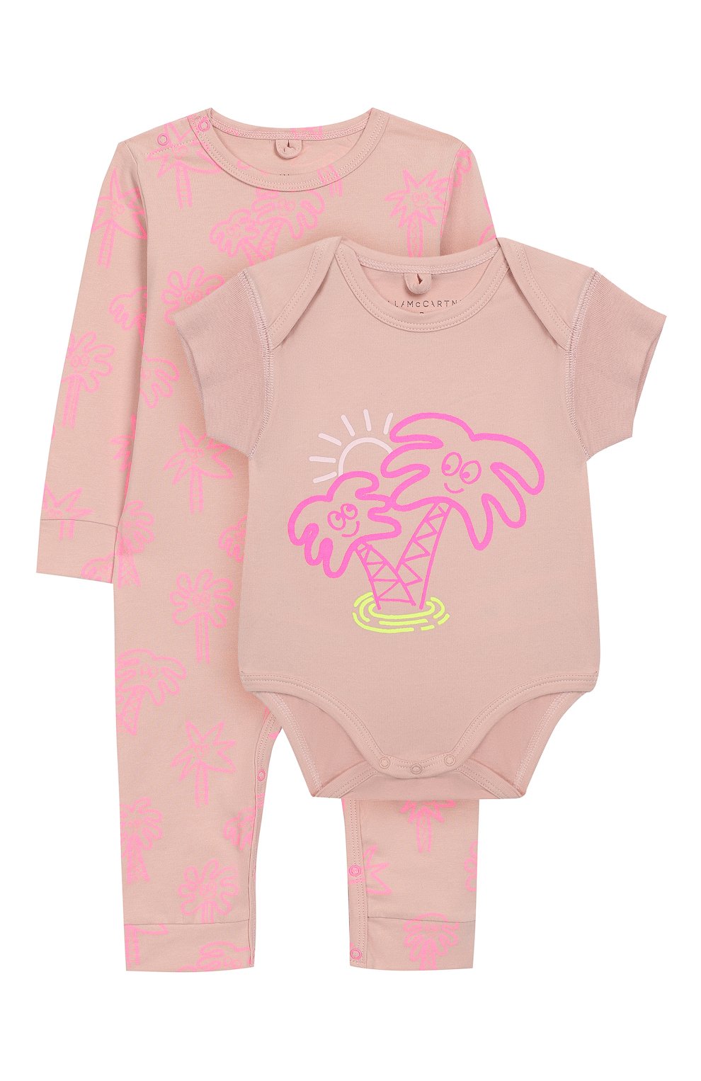 Комплект из хлопкового комбинезона и боди STELLA MCCARTNEY, арт. 547766/SMJG1, фото 1