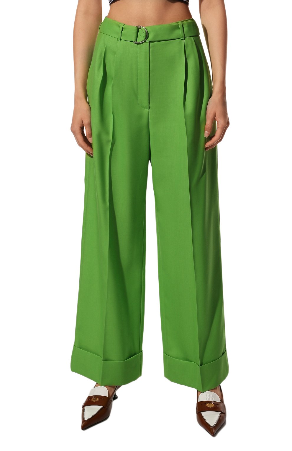 Шерстяные брюки MIU MIU, арт. MP1541-10DJ-F0225, фото 3