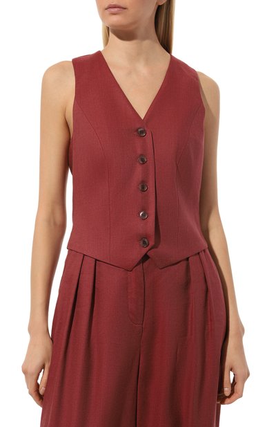 Жилет из шерсти и льна LESYANEBO, арт. SS23/H-633/Tr, фото 3