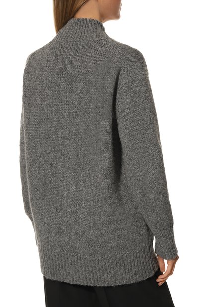 Кардиган ERMANNO SCERVINO серого цвета по цене 92050 руб., арт. D414M505CBBBN, фото 4 Кардиган ERMANNO SCERVINO, арт. D414M505CBBBN, фото 4
