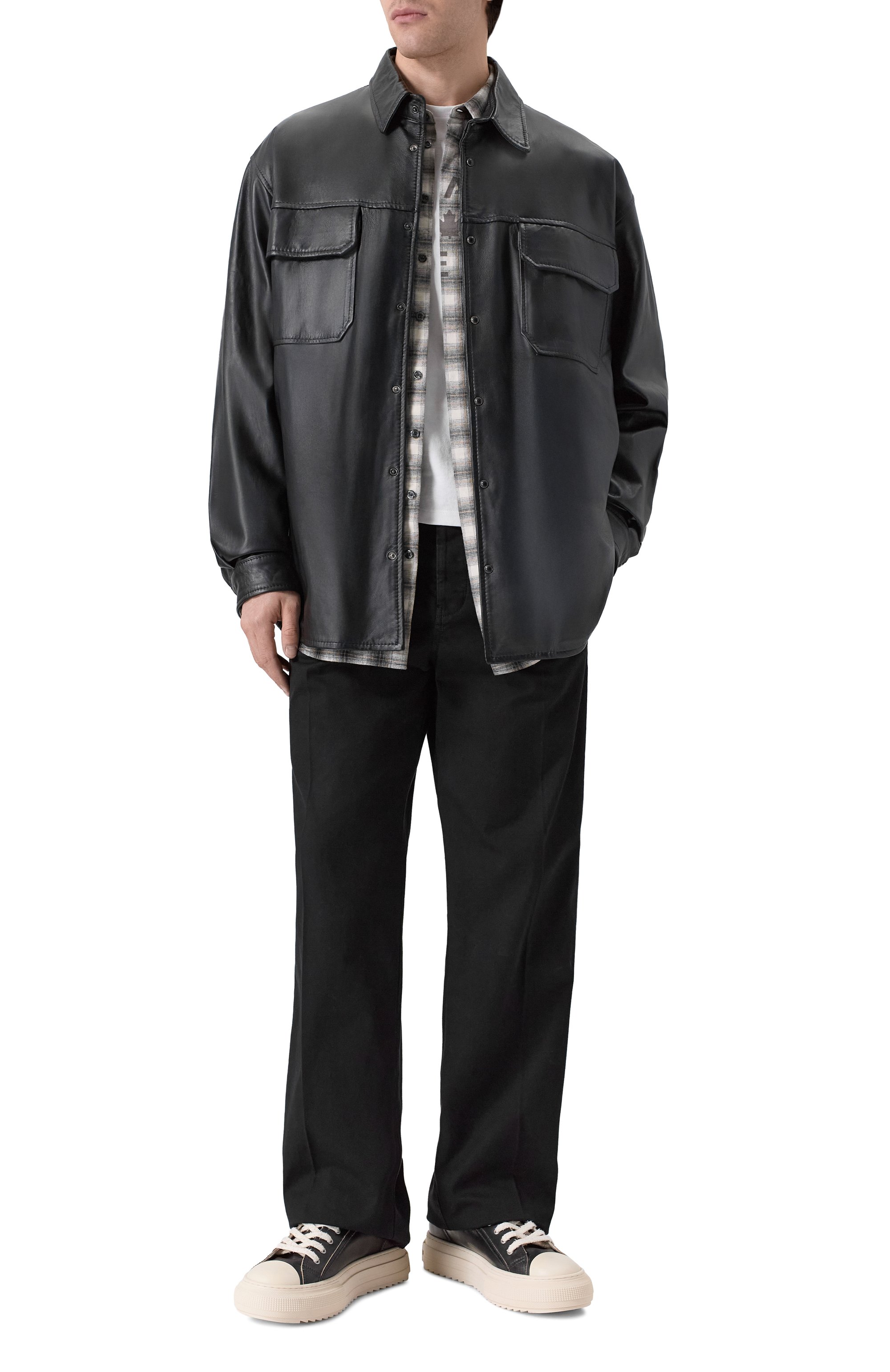 Кожаная рубашка ROADLESS, арт. RSS-L0S, фото 2