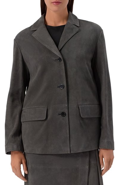 Замшевый жакет 12 STOREEZ, арт. 127349, фото 3