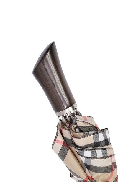 Складной зонт BURBERRY бежевого цвета по цене 73950 руб., арт. 8117050, фото 4 Складной зонт BURBERRY, арт. 8117050, фото 4