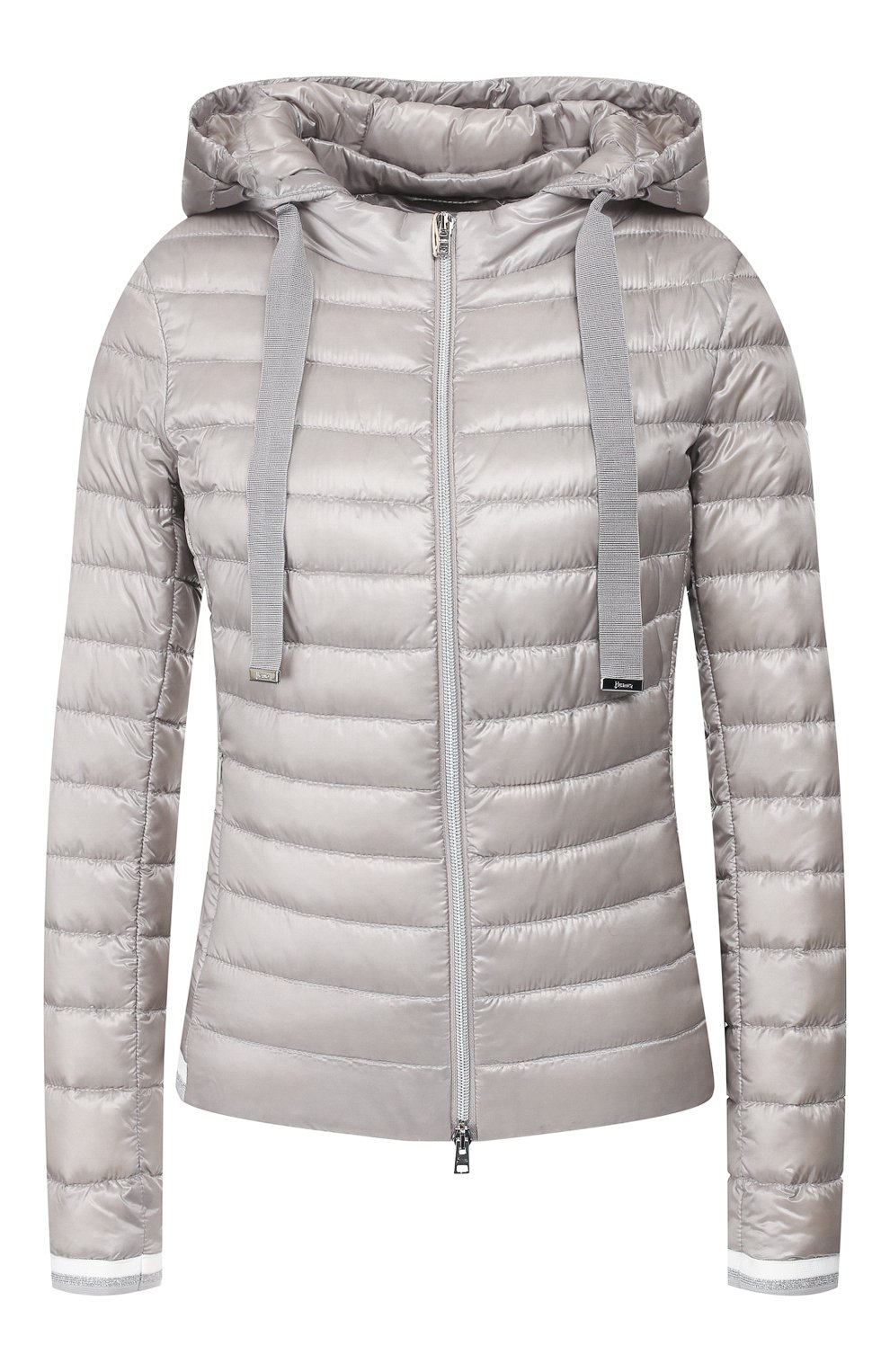 Пуховая куртка HERNO серого цвета по цене 43650 руб., арт. PI1060D/12017, фото 1 Пуховая куртка HERNO, арт. PI1060D/12017, фото 1