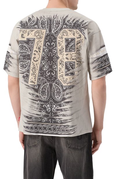 Хлопковая футболка DIESEL, арт. A19649/0HGBZ, фото 4