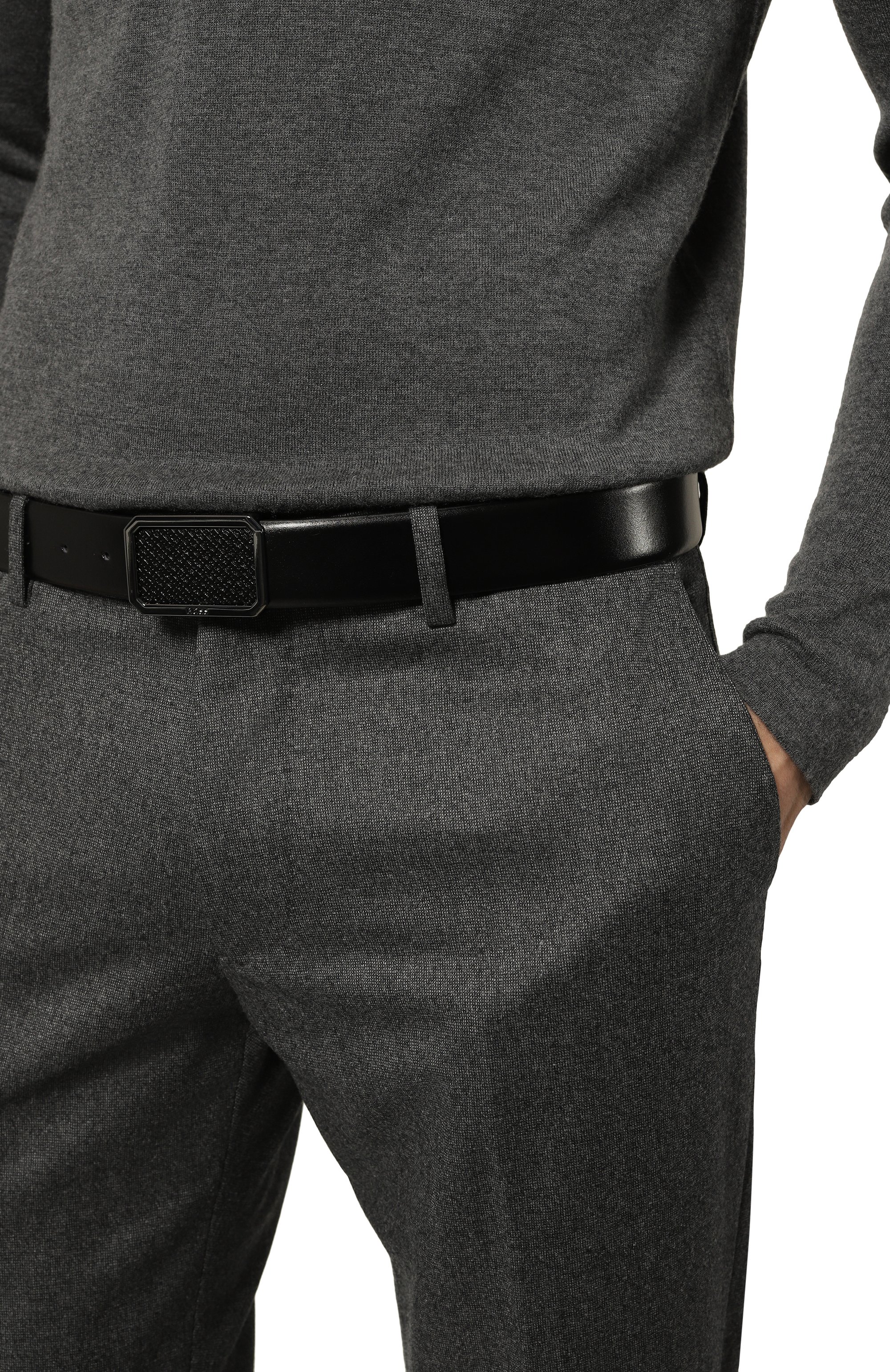 Кожаный ремень BOSS, арт. 50496702, фото 2